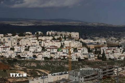 Toàn cảnh khu định cư Do Thái Pisgat Zeev ở đông Jerusalem. (Nguồn: AFP/TTXVN)