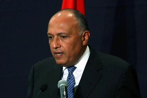 Ngoại trưởng Ai Cập Sameh Shoukry. (Nguồn: AP)