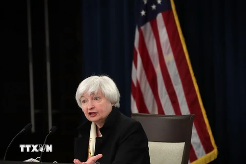 Chủ tịch Cục Dự trữ Liên bang Mỹ Janet Yellen. (Nguồn: EPA/TTXVN)