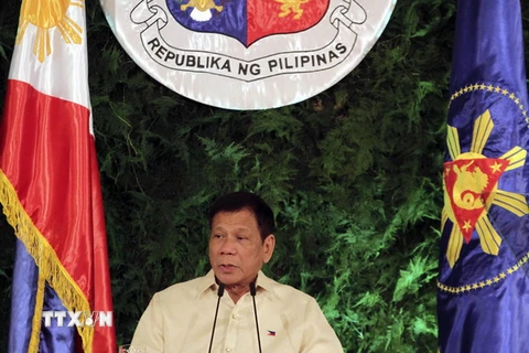 Tân Tổng thống Rodrigo Duterte. (Nguồn: EPA/TTXVN)