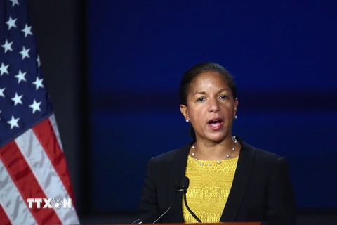 Cố vấn An ninh quốc gia của Nhà Trắng Susan Rice. (Nguồn: THX/TTXVN)