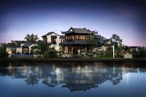 Một ngôi nhà vườn mới xây ở Tô Châu (Trung Quốc) vừa được định giá trên thị trường khoảng 1 tỷ nhân dân tệ.