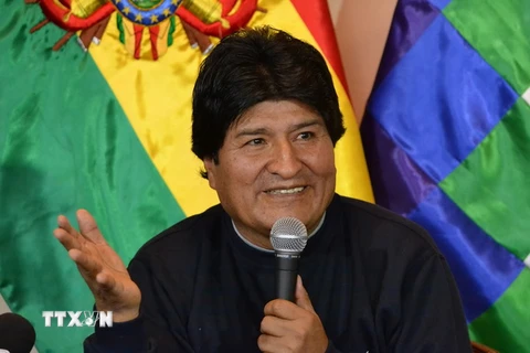 Tổng thống Bolivia Evo Morales. (Nguồn: EPA/TTXVN)
