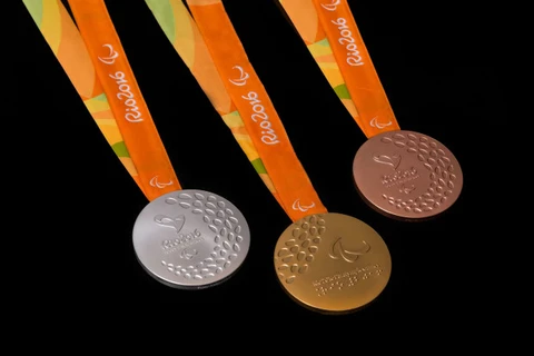 Mẫu thiết kế huy chương mới tại Paralympic 2016. (Nguồn: metro.co.uk)