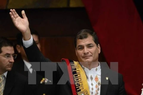 Tổng thống Ecuador Rafael Correa. (Nguồn: AFP/TTXVN)