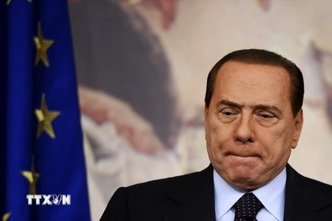 Cựu thủ tướng Italy Silvio Berlusconi. (Nguồn: AFP/TTXVN)