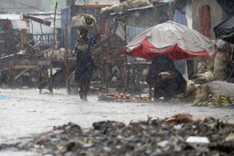 Căn bão Matthew tràn qua Haiti. (Nguồn: Reuters)
