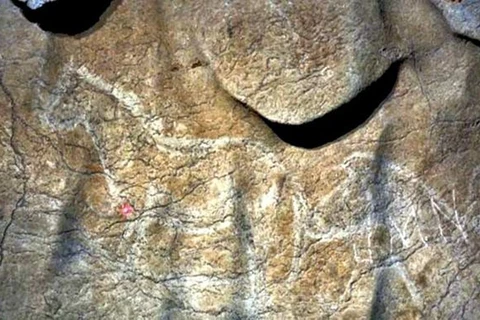 Bức vẽ trên đá có niên đại khoảng 14.000 năm. (Nguồn: ancient-origins.net)