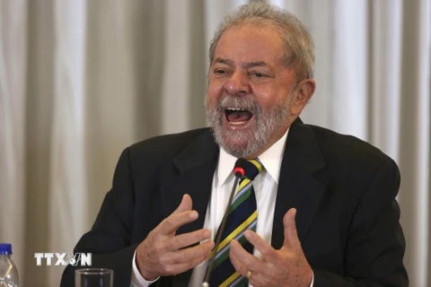 Cựu Tổng thống Lula da Silva. (Nguồn: EPA/TTXVN)