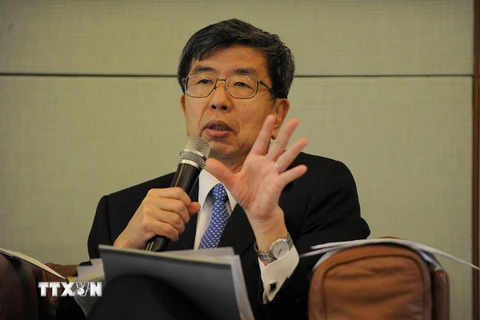 Chủ tịch Ngân hàng Phát triển châu Á (ADB) Takehiko Nakao. (Nguồn: AFP/TTXVN)