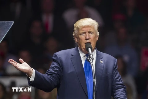 Ông Donald Trump trong cuộc vận động tranh cử tại bang New Hampshire ngày 7/11. (Nguồn: AFP/TTXVN) 