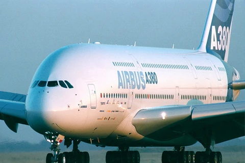 Mẫu máy bay A380 do Airbus sản xuất. (Nguồn: Toulouse)
