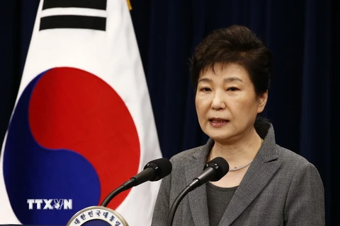 Tổng thống Hàn Quốc Park Geun-Hye. (Nguồn: EPA/TTXVN)