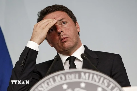 Thủ tướng Italy Matteo Renzi. (Nguồn: EPA/TTXVN) 