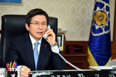 Thủ tướng đương nhiệm Hwang Kyo-ahn. (Nguồn: Yonhap/TTXVN)