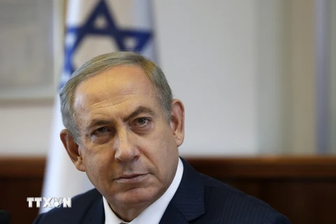 Thủ tướng Israel Benjamin Netanyahu. (Nguồn: AP/TTXVN)