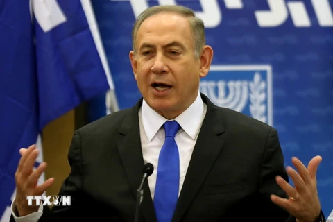 Thủ tướng Israel Benjamin Netanyahu. (Nguồn: AFP/TTXVN)