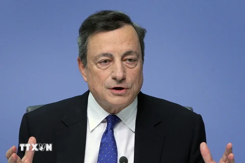 Chủ tịch ECB Mario Draghi. (Nguồn: AFP/TTXVN) 