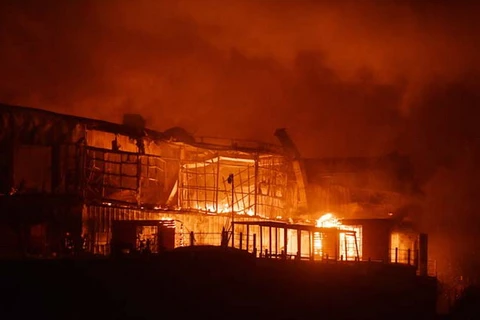 Hỏa hoạn ở hộp đêm Bamboo. Manila Bulletin News)
