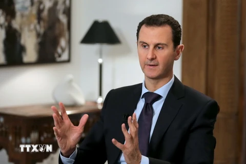 Tổng thống Syrian Bashar al-Assad. (Nguồn: AFP/TTXVN) 