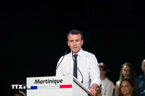 Ứng cử viên Emmanuel Macron. (Nguồn: AFP/TTXVN)
