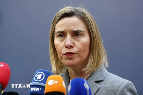 Đại diện cấp cao phụ trách chính sách an ninh và đối ngoại của EU Federica Mogherini. (Nguồn: EPA/TTXVN) 