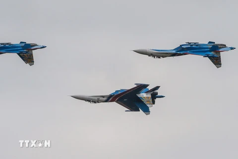 Máy bay Su-27 của Không quân Nga. (Nguồn: EPA/TTXVN)