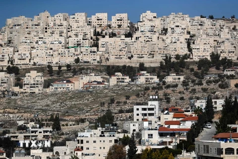 Công trường xây dựng khu định cư Har Homa ở Đông Jerusalem ngày 17/1. (Nguồn: AFP/TTXVN) 