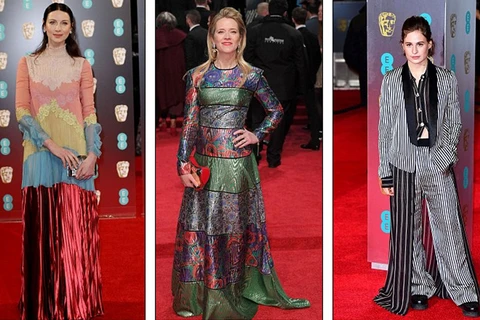 Các ngôi sao như Naomie Harris, Zoe Ball và Edith Bowman đều bị chê vì ăn mặc quá xấu. (Nguồn: Daily Mail)