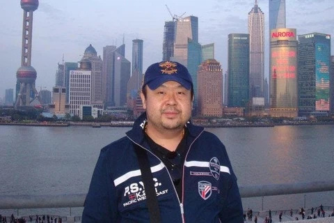 Ông Kim Jong-nam chụp ảnh tại Thượng Hải. (nguồn: facebook)