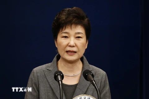 Tổng thống Hàn Quốc Park Geun-hye. (Nguồn: AFP/TTXVN)