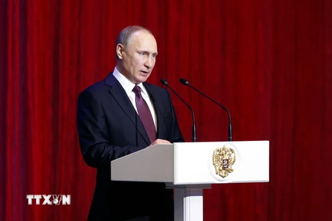 Tổng thống Nga Vladimir Putin. (Nguồn: EPA/TTXVN)