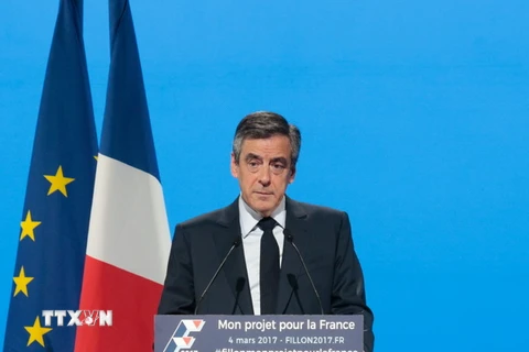 Ứng cử viên Tổng thống Pháp Francois Fillon. (Nguồn: AFP/TTXVN)