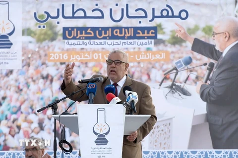 Cựu Thủ tướng Maroc Abdelilah Benkirane. (Nguồn: AFP/TTXVN) 