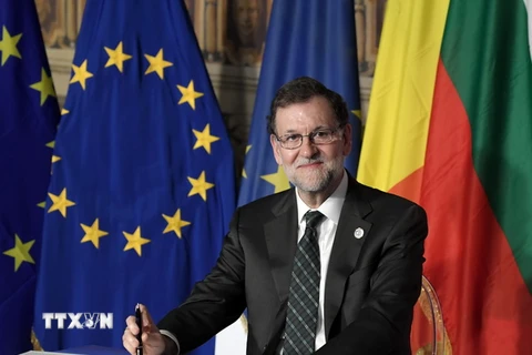Thủ tướng Tây Ban Nha Mariano Rajoy Brey. (Nguồn: AFP/TTXVN)