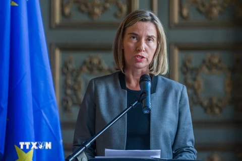 Đại diện cấp cao phụ trách chính sách an ninh và đối ngoại của Liên minh châu Âu (EU) Federica Mogherini. (Nguồn: AFP/TTXVN)