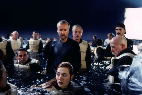 Cảnh hậu trường trong phim "Titanic." (Nguồn: le-titanic.fr)