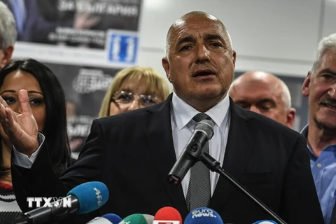 Lãnh đạo GERB, cựu Thủ tướng Boyko Borisov. (Nguồn: EPA/TTXVN)