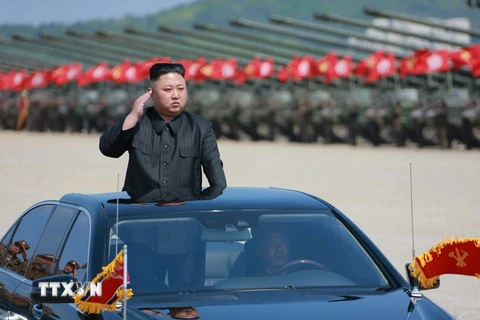 Nhà lãnh đạo Triều Tiên Kim Jong-un. (Nguồn: Yonhap/TTXVN) 