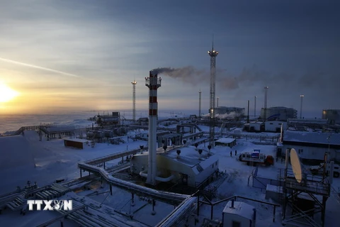 Cơ sở lọc dầu của Tập đoàn Gazprom. (Nguồn: AFP/TTXVN)