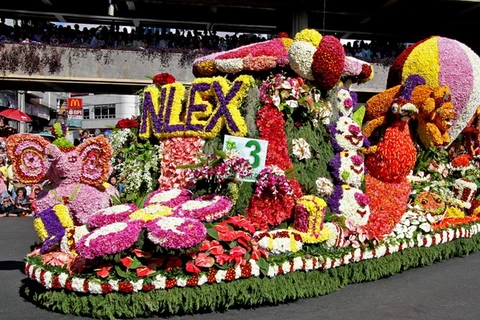 [Photo] Lễ hội Hoa lộng lẫy và đầy màu sắc tại Philippines