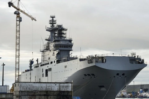 Khả năng Pháp bàn giao tàu chiến Mistral cho Nga là "cực thấp"
