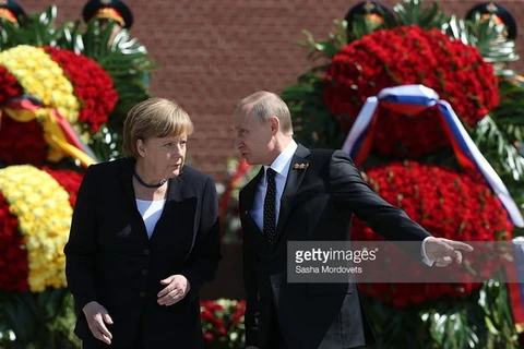 [Video] Thủ tướng Đức Angela Merkel tới Nga kỷ niệm Ngày Chiến Thắng