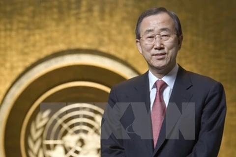 Tổng Thư ký Liên hợp quốc Ban Ki-moon. (Nguồn: TTXVN) 