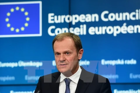 Chủ tịch Hội đồng châu Âu Donald Tusk. (Nguồn: AFP/TTXVN)