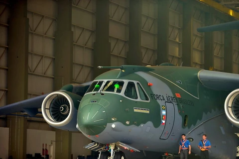 Máy bay vận tải quân sự KC 390. (Nguồn: acritica)