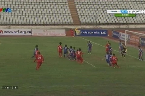 Phong Phú Hà Nam dễ dàng giành thắng lợi 2-0 trước Than Khoáng Sản Việt Nam trong trận khai mạc.