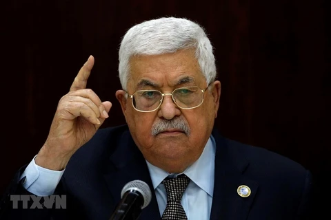 Tổng thống Palestine Mahmoud Abbas. (Ảnh: AFP-TTXVN)