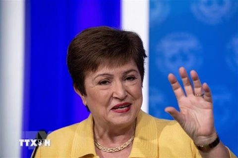 Tổng Giám đốc Quỹ Tiền tệ quốc tế (IMF) Kristalina Georgieva. (Ảnh: AFP/TTXVN)