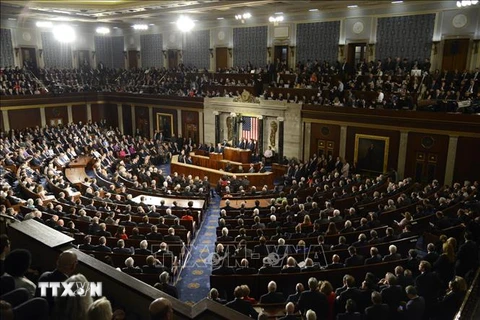 Toàn cảnh cuộc họp Quốc hội Mỹ tại Washington, DC (Ảnh minh họa: AFP/TTXVN)